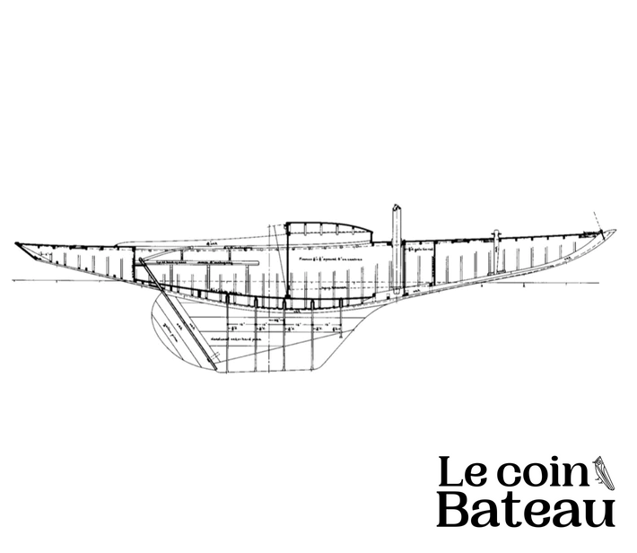 plan Plan bateau de plaisance à coque sculptée 8,5m | Camden 28 voilier de voyage plan bateau