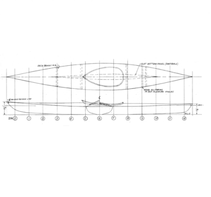 Plan Kayak en bois Strip Planking 5 métres 1