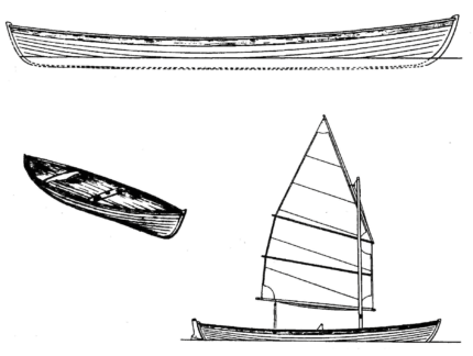 plan construction canoe en bois 3 metres &