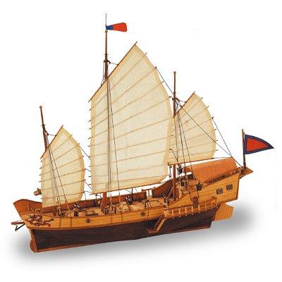MAQUETTE BATEAU EN BOIS : RED DRAGON JONQUE CHINOISE - Artesania