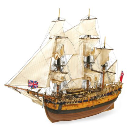 MAQUETTE DE BATEAU EN BOIS : ENDEAVOUR - OCCRE